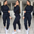 Custom Logo Dames Sportkleding Workout Sweat Suit Sets